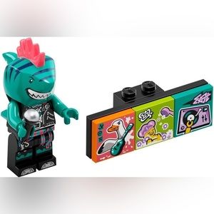 LEGO Shark Singer Series 1 Vidiyo Bandmates 43101 Minifigure Sealed Bag Open Box